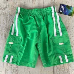 NEW! Green Boys Swim Trunk Board Short 4 5 6 7